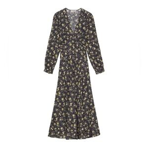 DOEN Charleston Dress in noir winding blossoms